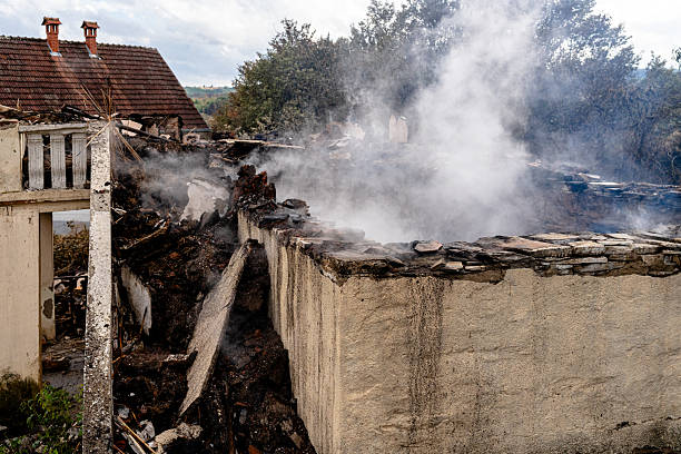 Professional Fire Damage Assessment technician working in Grandy, MN
